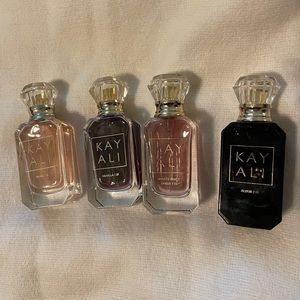 KAYALI Perfume bundle (Amber 23, Vanilla 28, Musk 12, Elixir 11)